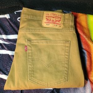 Levi's 513 Beige Jeans Size 32x32
